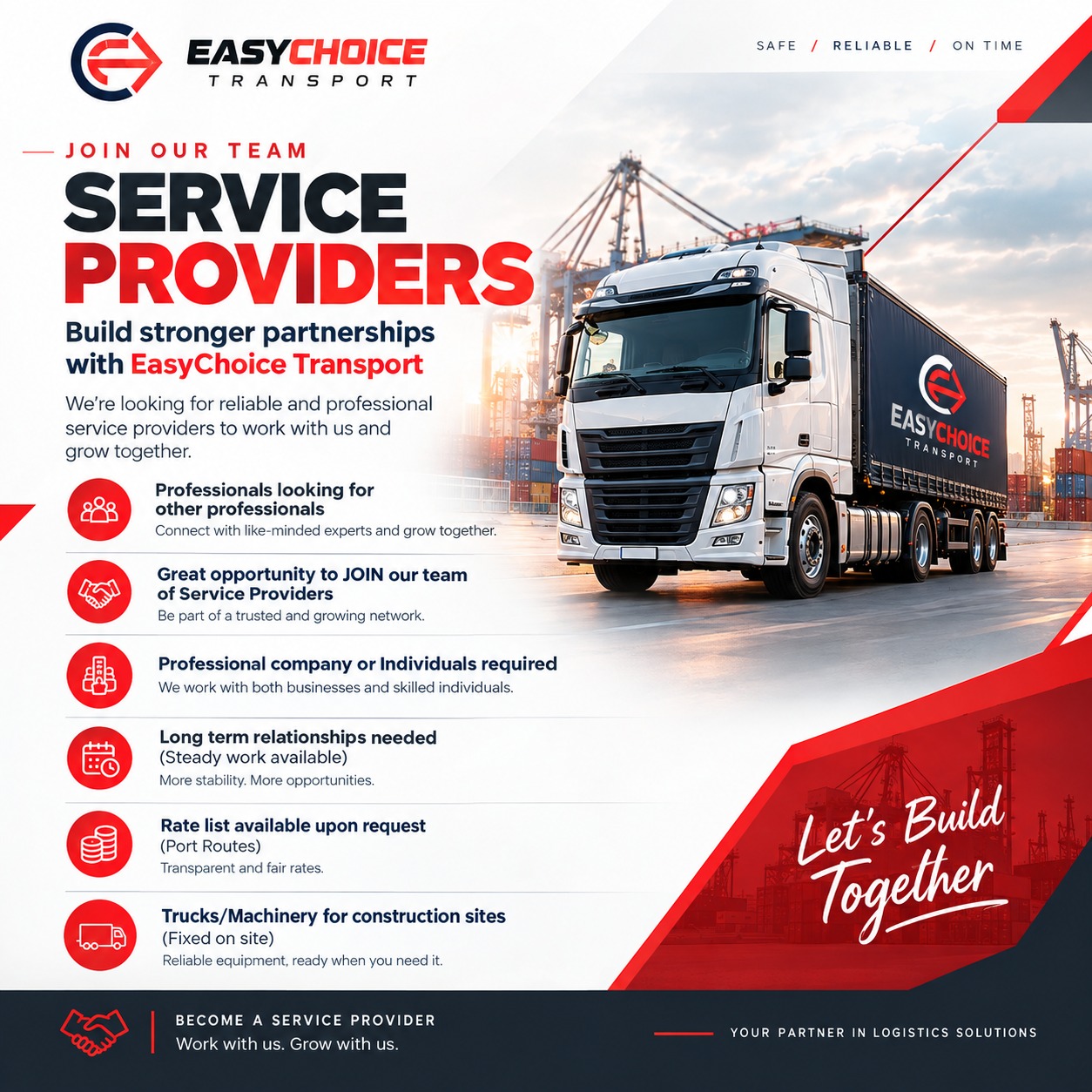 Logistics company fleet partner